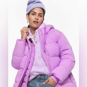 GAP Upcycled Puffer Coat Jacket S